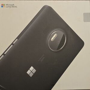 Microsoft Lumia 950 XL Black Smartphone (Rear View)